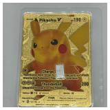 1 GR FINE SILVER BAR ON GOLD FOIL POKEMAN POKACHU