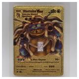 1 GR FINE SILVER BAR ON GOLD FOIL BLASTOISE