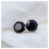 925 SILVER TANZANITE STONE POST EARRINGS