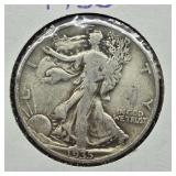 1935 WALKING LIBERTY SILVER HALF DOLLAR