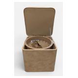 Vintage Ottoman Sewing Stool Storage Box Mid