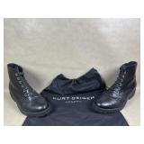 Kurt Geiger Carvela Leather Brogue Ankle Boots