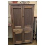 Antique Pie Safe with Punched Tin Pannels On Side