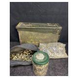 AMMUNITION 100ï¿½s RNDS. 22 AMMO LOOSE IN METAL