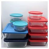 PYREX STORAGE CONTAINERS LIDDED