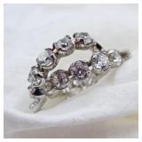 925 SILVER ZIRCON STONE EARRINGS
