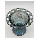 VINTAGE INDIANA CARNIVAL GLASS HARVEST GRAPE