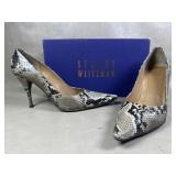 Stuart Weitzman Sumutra Taupe Amazonia Heels Size