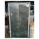 LIGHT METAL ROLLING CABINET W/ A FEW DENTS