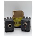 2- NEW SQUARE D 20AMP 3 POLE BREAKERS