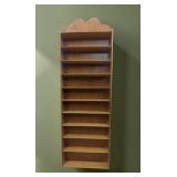 Wood Nick Nack / Whatnot Display Shelf Tchotchke