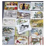 16 Antique postcards