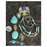FAUX TURQUOISE FASHION JEWELRY SOUTHWESTERN