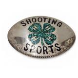 Inlaid Belt Buckle 4H Shooting Sports By Shockey