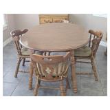 Dining Table and Four Chairs by Tell City