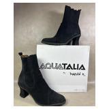 AQUATALIA by Marvin K Cher Black Suede Boots