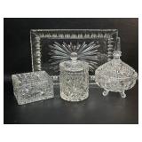 Crystal Glass Vanity Tray, Anna Hutte
