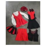 Vtg Noel, MO Clothing Cheerleader Mini Skirts