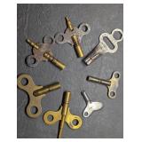 Lot of Antique & Vintage Winding Keys