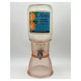 Pink Vintage Nesbitt Syrup Drink Dispenser &