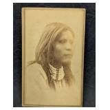Antique Carte De Visite CDV Photo Native American