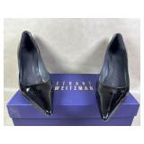 Stuart Weitzman Sensual Pumps Black Patent Heels