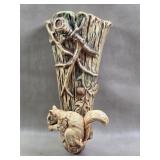 Weller Woodcraft Vintage Art Squirrel Figural
