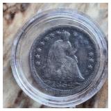 1854 O SILVER HALF DIME