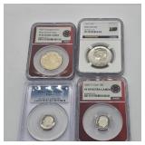 GRADED COINS NGC & PCGS 2025 S SACAGAWEA, 2025 D