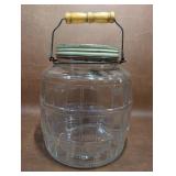 Vintage Barrel Pickle Jar - Wood & Wire Bale