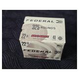 Box of Federal .22LR Ammunition 325rds