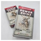40 Rds. Winchester 243 Win Power Point