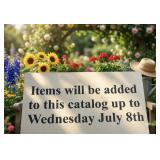 MORE ITEMS ADDED  DAILY UNTIL JULY 8th!