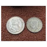 Two Foreign Silver Coins