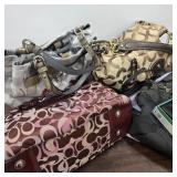 Four Gently Used Coach Purses