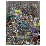 6.2lbs Costume Jewelry Missing Stones, Broken,