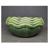 McCoy Pottery Bowl Planter Pottery Green Crazed