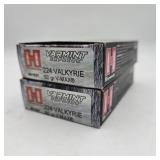 40 Rds. Hornady 224 Valkyrie Varmint Express