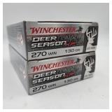 40 Rds. Winchester 270 Win Deer Season XP