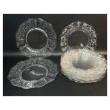 Cambridge Rose Point Plates, 2 Salad , 8 Dessert