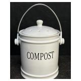 CROFTON STONEWARE 1 GAL. CERAMIC COMPOST BUCKET