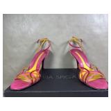 Via Spiga Italy Kid Vibrant Colors Straps Heels 7