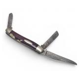 Vtg Case XX Pocket Knife 6318 HP Damaged Scales
