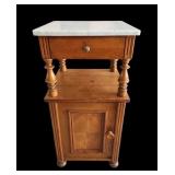 Art Nouveau Nightstand or Bedside Table with