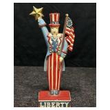 VINTAGE CAST-IRON UNCLE SAM LIBERTY DOOR STOP BY