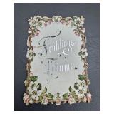 Antique German Greeting Card Early 1900ï¿½s Very