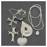 925 SILVER PENDANTS & CHAINS 66G