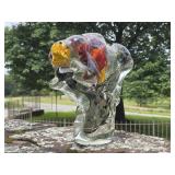 1986 Art Glass Sculpture by David Hopper