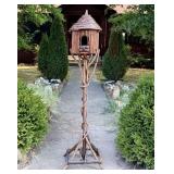 53" Adirondack Style Birdhouse Twig & Bentwood