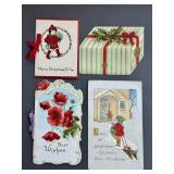 Antique Christmas Card/ Postcard/ Last Photos of